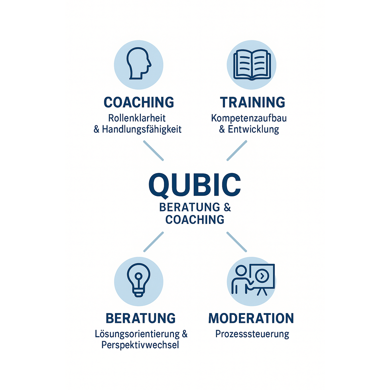 QUBIC Beratung Coaching Moderation Training